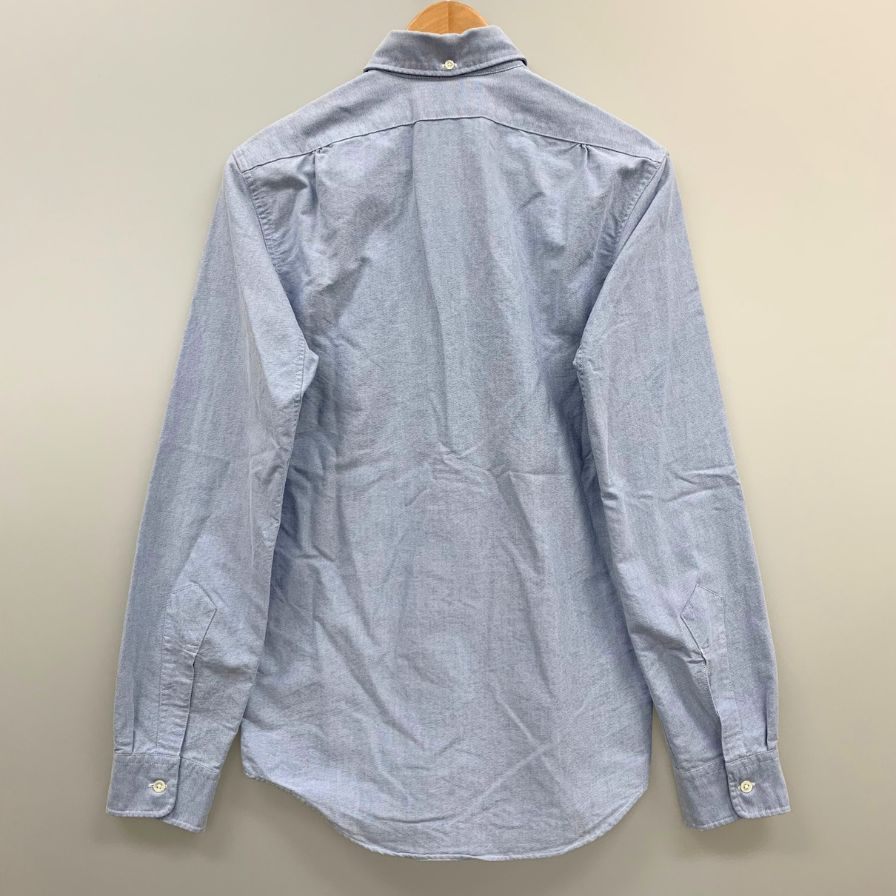 美品◆ダブルアールエル 長袖シャツ ブルー メンズ サイズXS RALPH LAUREN RRL 【AFB26】