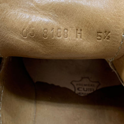 パラブーツ レザーシューズ ストレートチップ スエード ベージュ メンズ 5.5 Paraboot ビジネスシューズ 約24.0cm【LA】【中古】