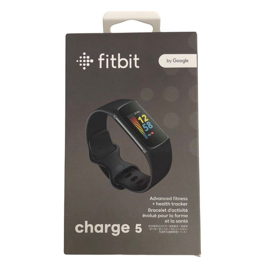 フィットビット チャージ5 Suica対応 スマートウォッチ ブラック Fitbit Charge 5【AFI21】【中古】