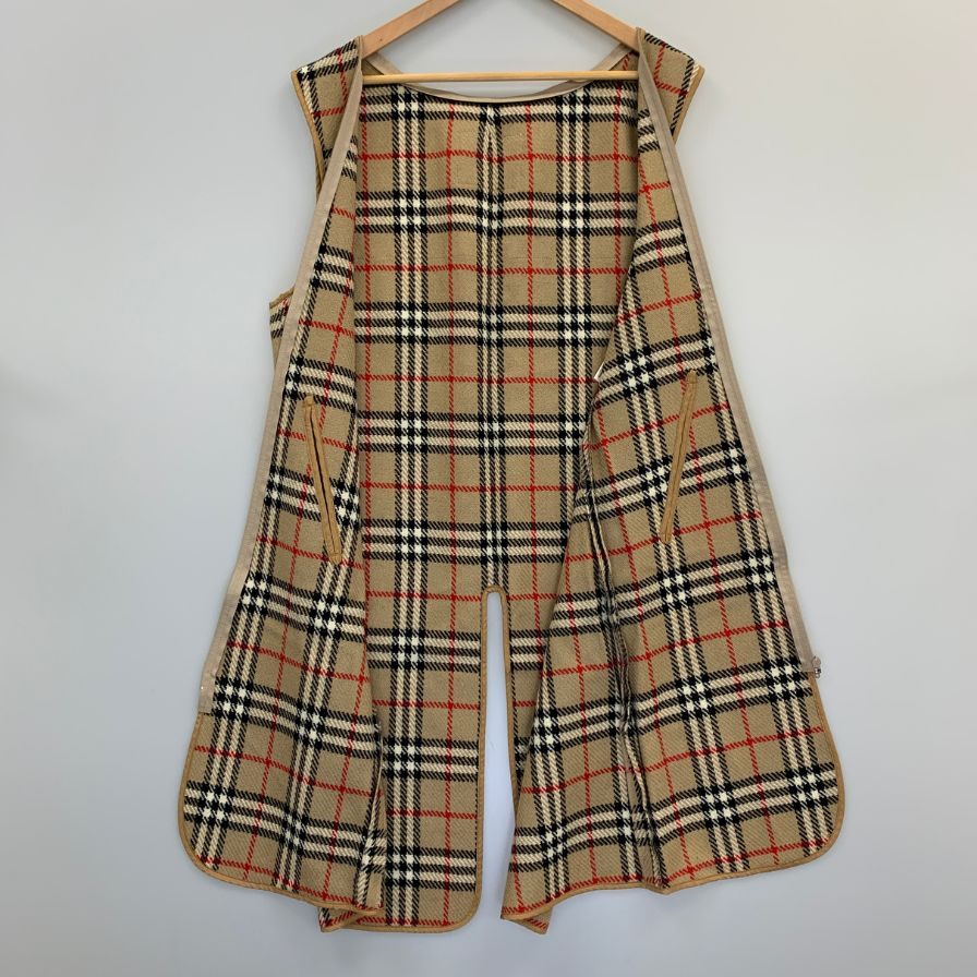 中古◆オールド バーバリーズ  ジップ付ライナー単体 ノバチェック サイズフリー  C-TK83用 Burberry's 【AFB14】