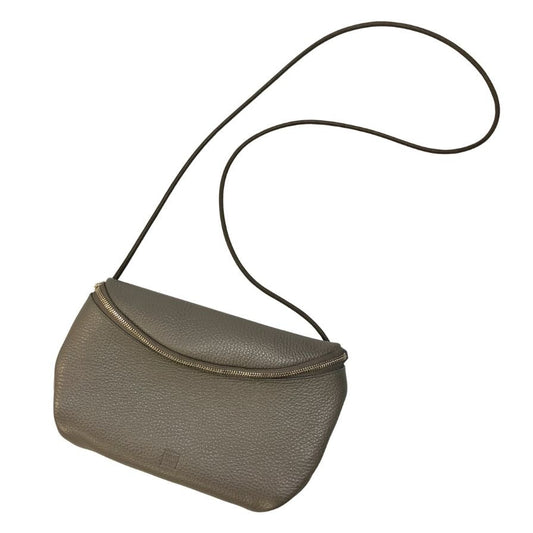 スージースベルト ミニショルダーバッグ グレインレザー ビスポーク メンズ グレー SUSIE SVELT【AFE9】