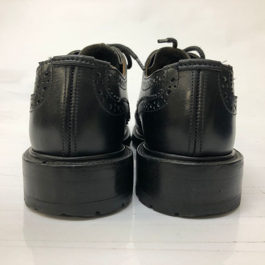 トリッカーズ L5679 アン ウイングチップ カーフ ブラック UK5 レディース Tricker's ANNE 約22.5cm【AFD1】