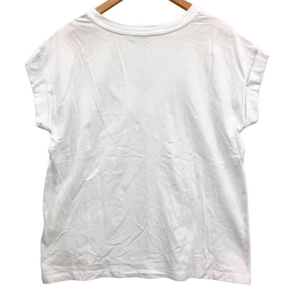 中古◆オールセインツ カットソー 半袖 シルバー フリンジ 装飾 金具 コットン Tシャツ ホワイト メンズ サイズXS ALLSAINTS 【AFB18】