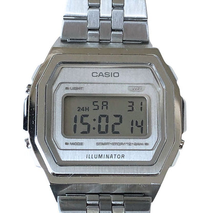 カシオ クラシック プレミアム フルメタルデジタル 腕時計 A1000A-7JF シルバー CASIO【AFI6】【中古】