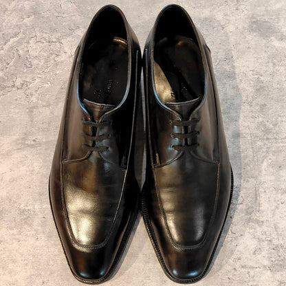 ジョンロブ レザーシューズ ウェルハム Uチップ カーフ 8000ラスト ブラック メンズ サイズUK6.5EE JOHN LOBB WELHAM ビジネスシューズ 約25.0cm【LA】【中古】