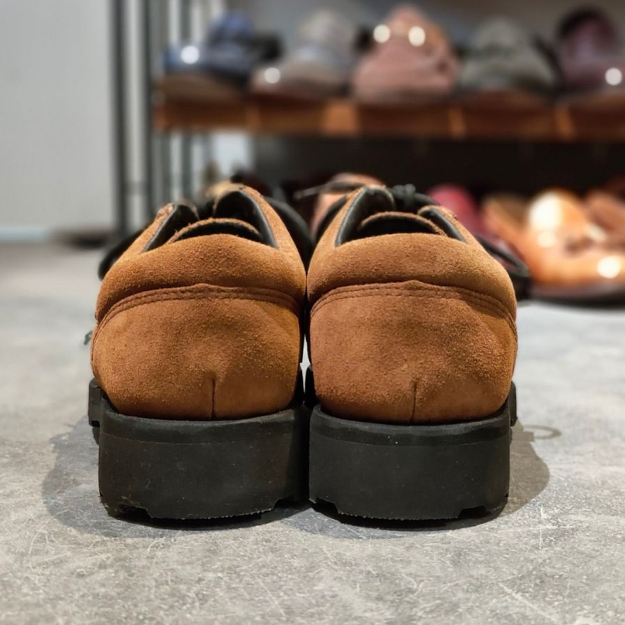 パラブーツ レザーシューズ ティエール モカシン スエード ブラウン メンズ サイズUK5 PARABOOT ビジネスシューズ 約23.5cm【LA】【中古】