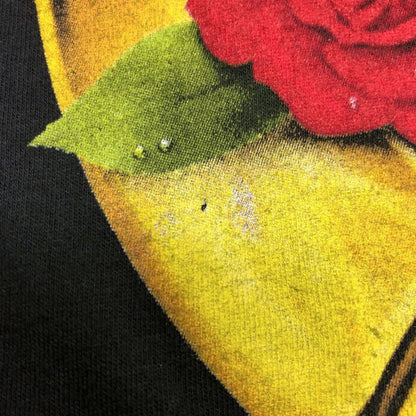 美品◆ガンズ＆ローゼス Tシャツ 公式 半袖 プリント バンド バンT ブラック メンズ サイズL GUNS＆ROSES 【AFB29】