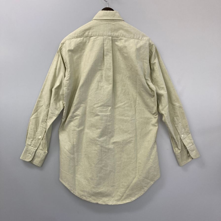 美品◆ラルフローレン ボタンダウンシャツ 90年代 yarmouth カーキ メンズ サイズ15-32 Ralph Lauren 【AFB5】