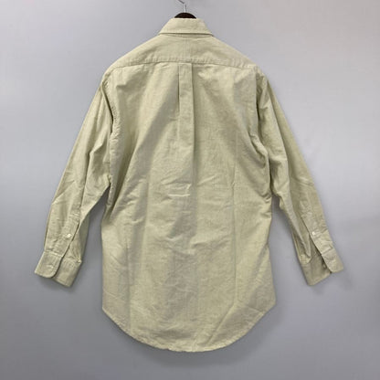 美品◆ラルフローレン ボタンダウンシャツ 90年代 yarmouth カーキ メンズ サイズ15-32 Ralph Lauren 【AFB5】