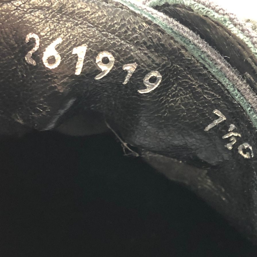 グッチ スニーカー261919 ブラック メンズ サイズ7.5 GUCCI 約26.5cm【AFC34】