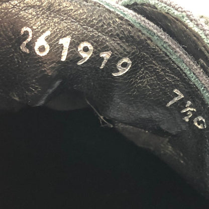 グッチ スニーカー261919 ブラック メンズ サイズ7.5 GUCCI 約26.5cm【AFC34】