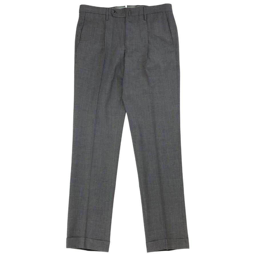 インコテックス パンツ スラックス ウール100% SUPER100'S SLIM FIT メンズ グレー サイズ44 Incotex 【AFB38】