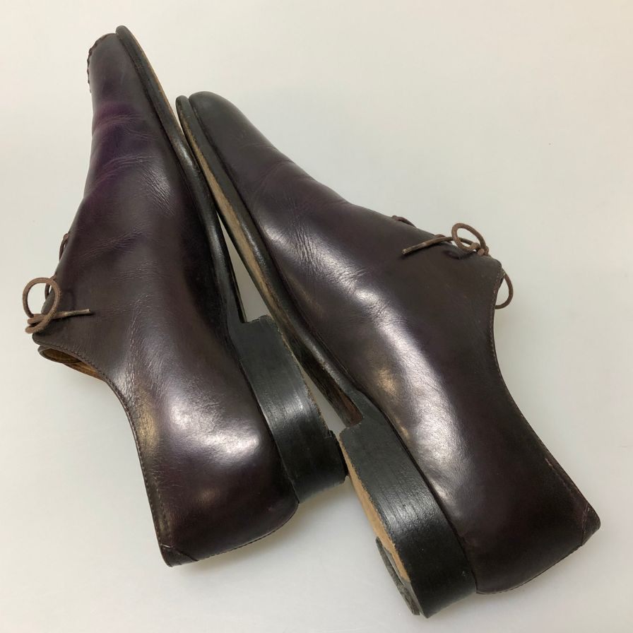 ベルルッティ オルガ期 カリグラフィ ラピエセ ルプリゼ シューズ パープル メンズ サイズ7  Berluti 約25.5cm【AFC35】