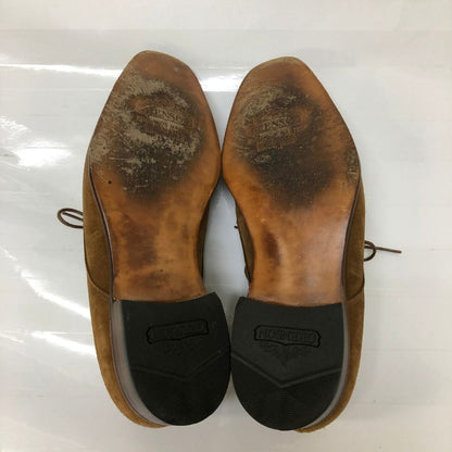 グレンソン プレーントゥ 31029 スエード  ブラウン メンズ サイズUK7 GRENSON 約25.5cm【YB6】