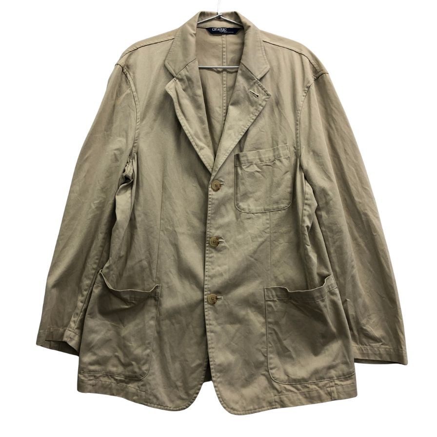 中古◆ポロラルフローレン テーラードジャケット 90年代 オールド ベージュ メンズ サイズM Polo Ralph Lauren 【AFA18】