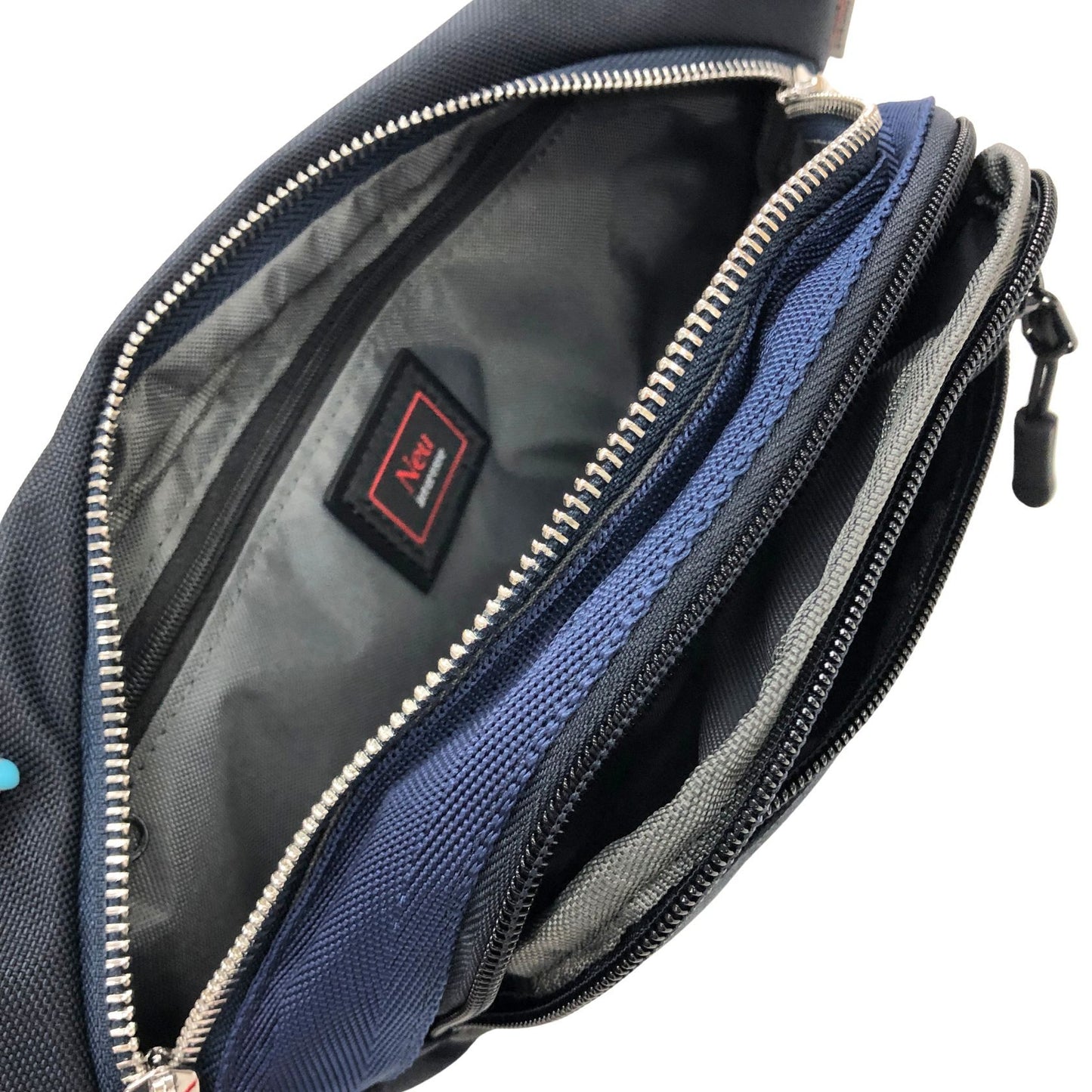 ノイ インテレッセ ウエストバッグ ネイビー メンズ Neu interesse【AFE4】