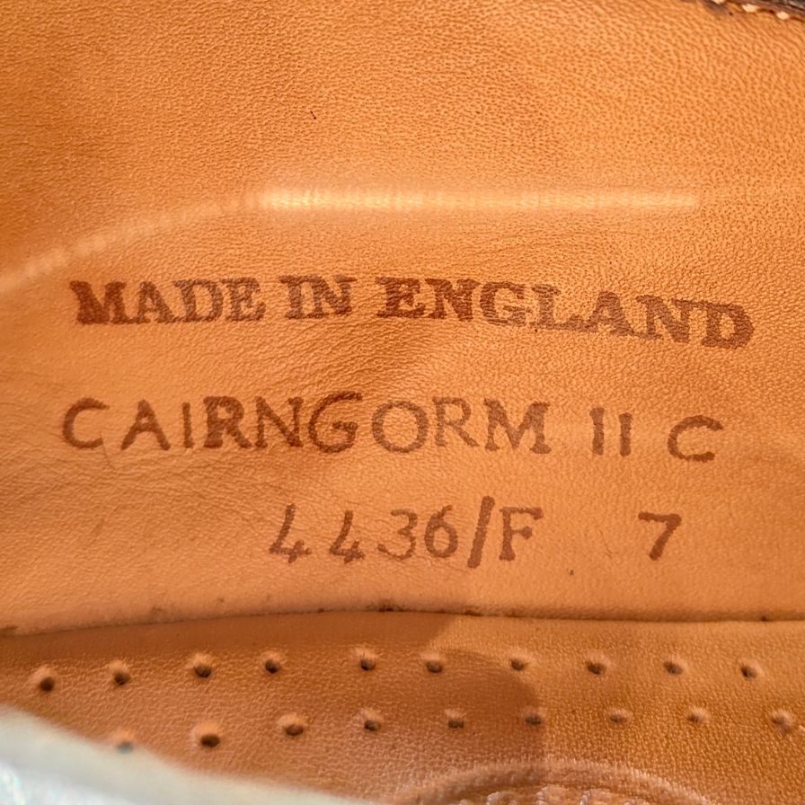 ジョセフチーニー レザーシューズ 4436 ケンゴン2 ブラック メンズ サイズ7 CHEANEY CAIRNGORM ビジネスシューズ 約26.0cm【LA】【中古】