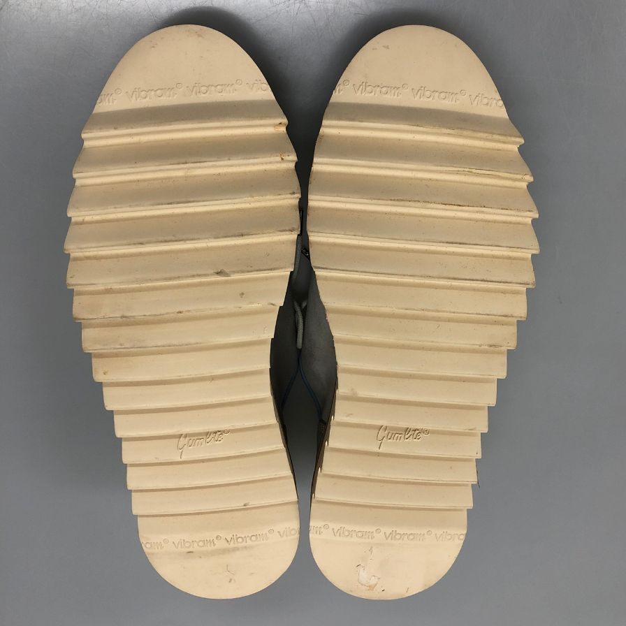 アトリエ エシュン モカシンシューズ ヌバック シャークソール ブルー メンズ サイズ8 ATELIERS HESCHUNG 約26.5cm【AFD13】