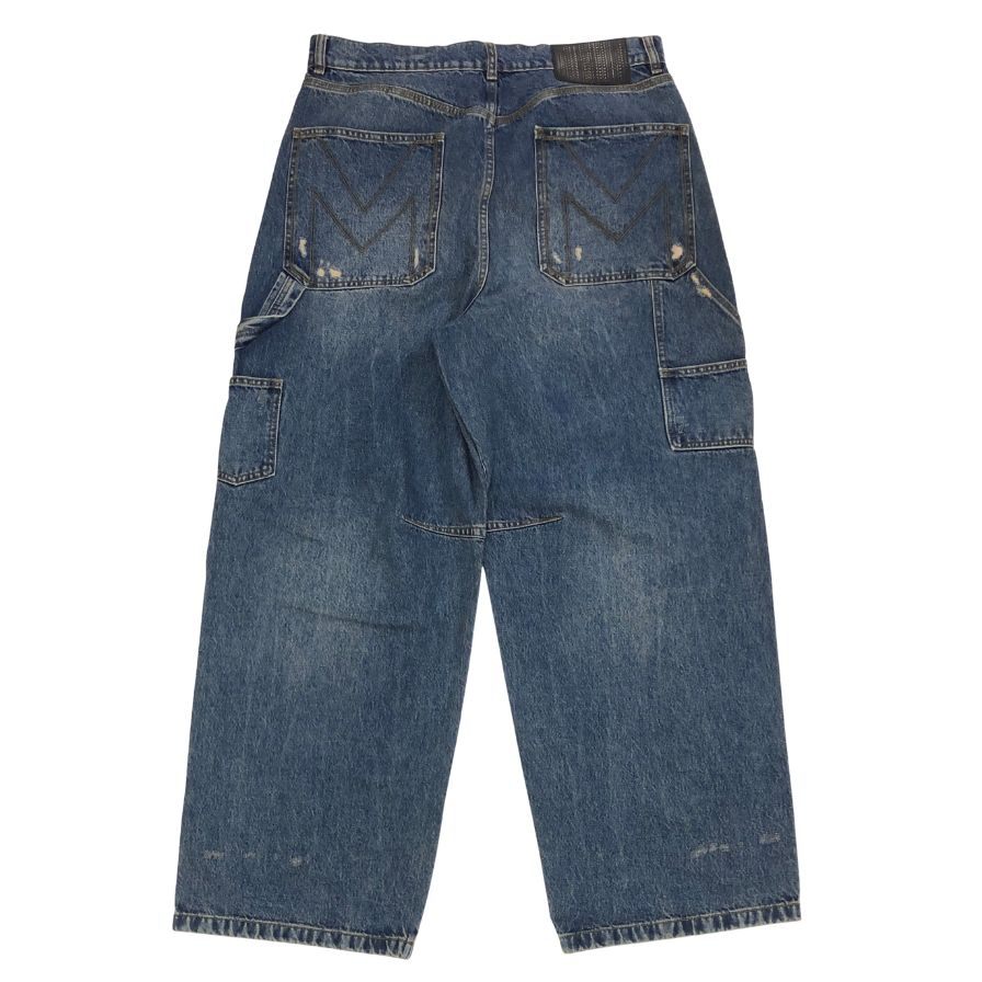 マークジェイコブス デニムパンツ ペインターパンツ サイズ32 インディゴ MARC JACOBS 【AFB28】