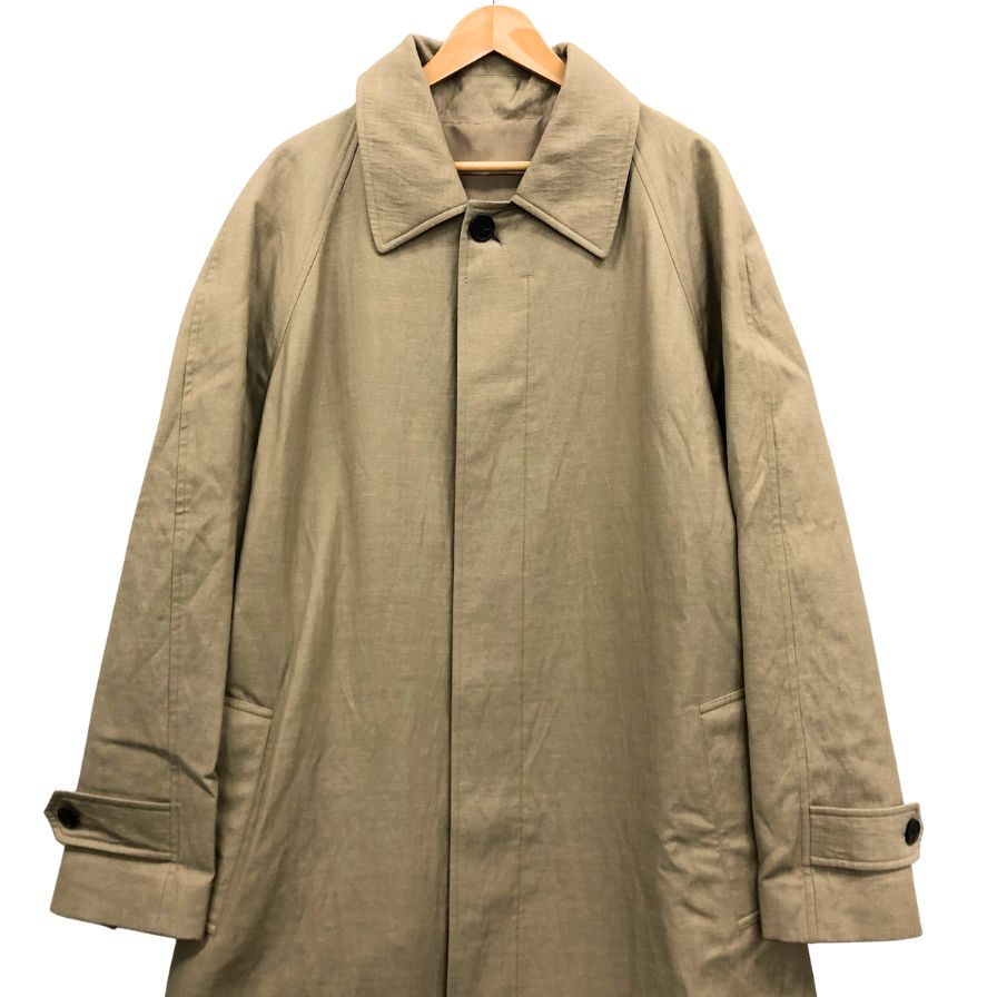 極美品◆ザ ロウ エドワードコート アルパカ混 ベージュ メンズ サイズXL The Row Edward Coat 【AFA15】