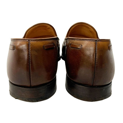 クロケット&ジョーンズ レザーシューズ タッセル ローファー キャベンディッシュ2 メンズ ブラウン サイズUK7.5E CROCKETT&JONES CAVENDISH2 約26.0cm【AFC1】