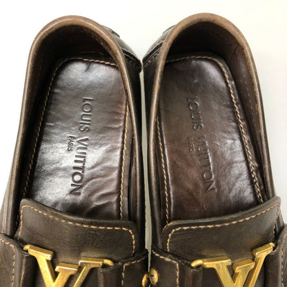 ルイヴィトン モンテカルロ ドライビングシューズ ダークブラウン メンズ サイズ6 LOUIS VUITTON 約25.0cm【AFC44-2】