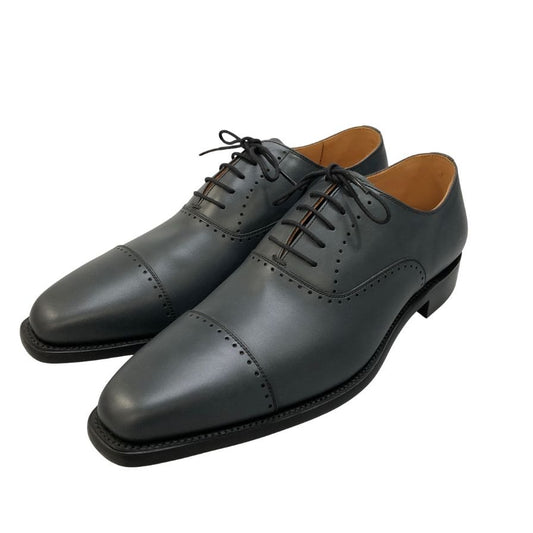 スコッチグレイン ベルオム 756 レザーシューズ ダークネイビー系 25.5cm SCOTCH GRAIN 約25.5cm【AFC3】