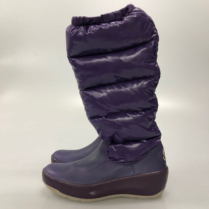 モンクレール ダウンブーツ レディース  サイズ41 パープル  MONCLER 約26.0cm【AFC47】