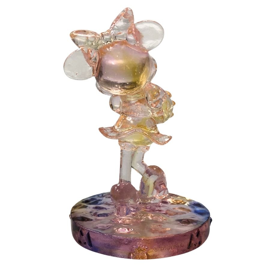 アリバス フィギュア ミニーちゃん ガラス ディズニー ピンク ARRIBAS【AFI23】【中古】