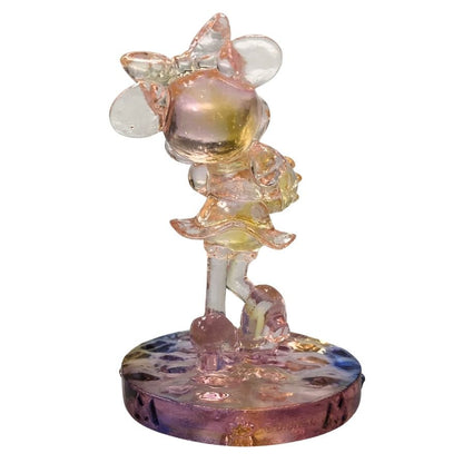 アリバス フィギュア ミニーちゃん ガラス ディズニー ピンク ARRIBAS【AFI23】【中古】