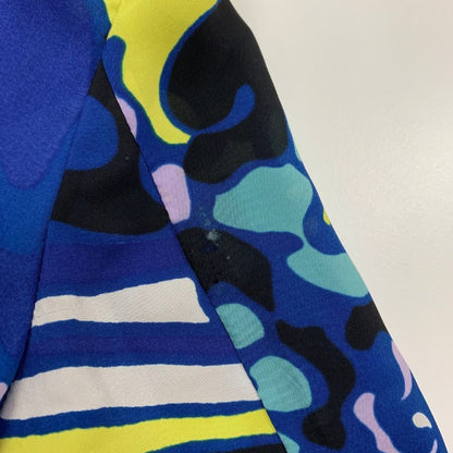 中古◆マルニ 総柄 ワンピース ブルー サイズ42 レディース ドレス MARNI MADE IN ITALY 【AFB3】