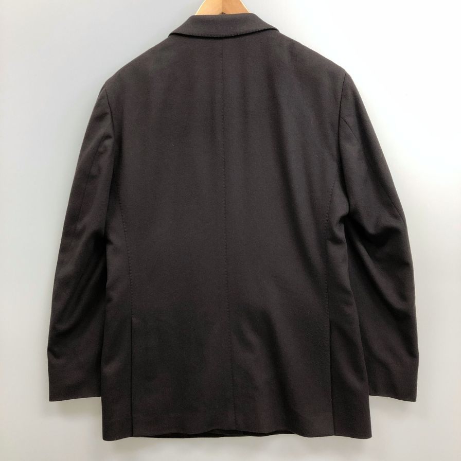 美品◆パルジレリ ダブルブレスト ジャケット ウール100% メンズ サイズ50 ブラウン PAL ZILERI 【AFB6】
