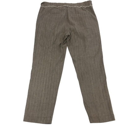 ブルネロ クチネリ コットン＆リネン パンツ メンズ サイズUSA4  ブラウン系 Brunello Cucinelli 【AFB6】
