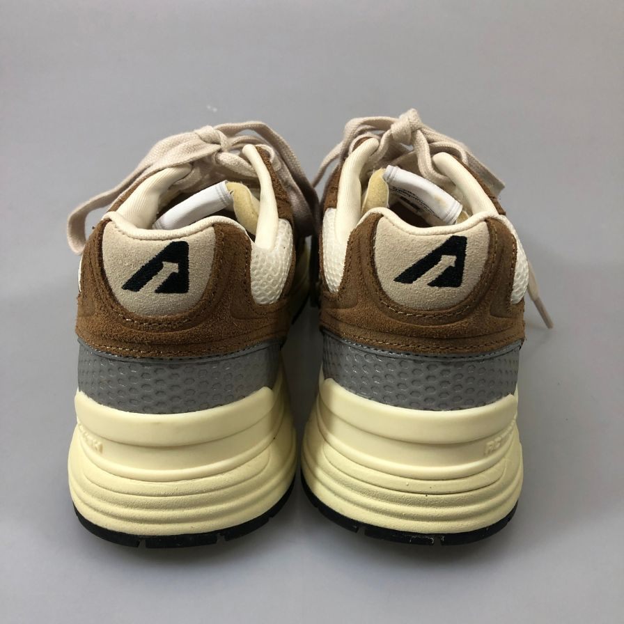 オートリー ローカットスニーカー ハイパーウェイ スエード ブラウン ユニセックス サイズ40 AUTRY HYPERWAY 約25.5cm【YB3】