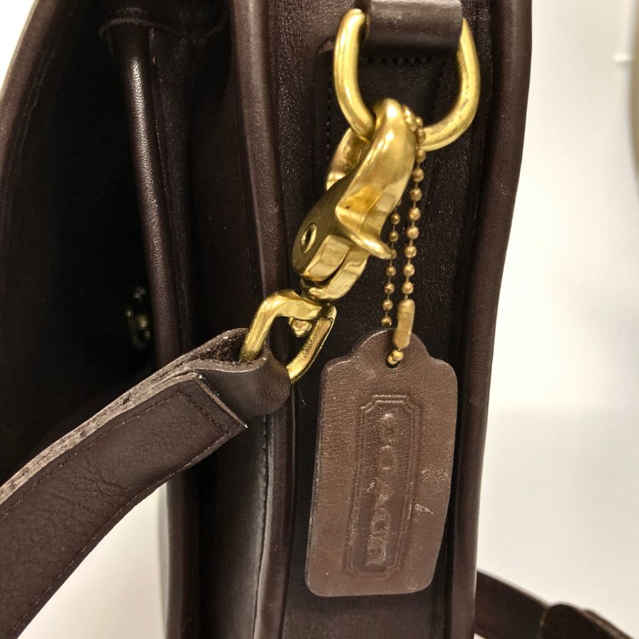 コーチ ブリーフケース  オールドコーチ 2WAY レザー ブラウン COACH【AFE10】