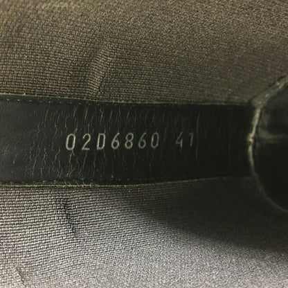 リックオウエンス ビートルメガトラクターブーツ ブラック レザー メンズ サイズ41 RU02D6860 RICK OWENS 約26.0cm【AFD7】