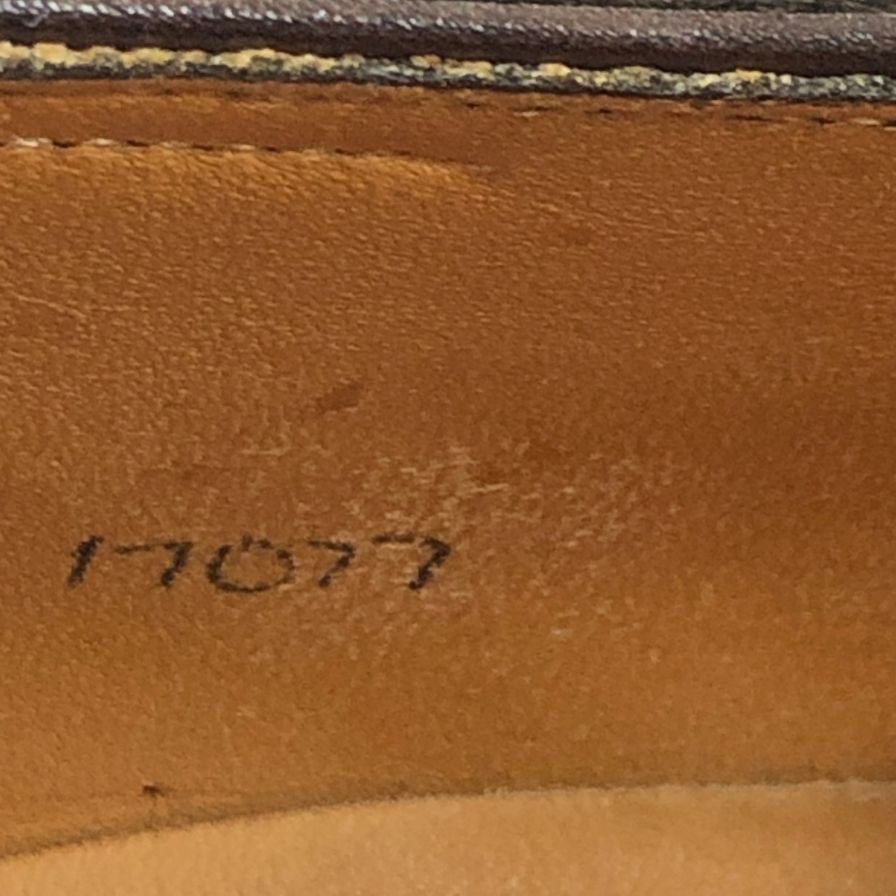 ジョンロブ プレーントゥ  OSAKA 2002 プレーントゥ カーフ ブラウン サイズUK7E JOHNLOBB ビジネスシューズ 約25.5cm【LA】【中古】