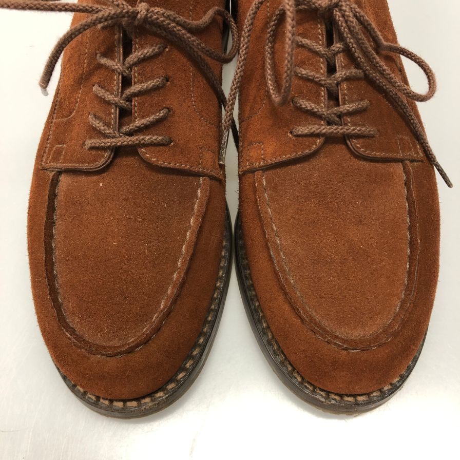 ジェイエムウエストン レザーシューズ ゴルフ 641 Uチップ スエード タン ブラウン サイズUK5 J.M. WESTON ビジネスシューズ 約23.5cm【LA】【中古】