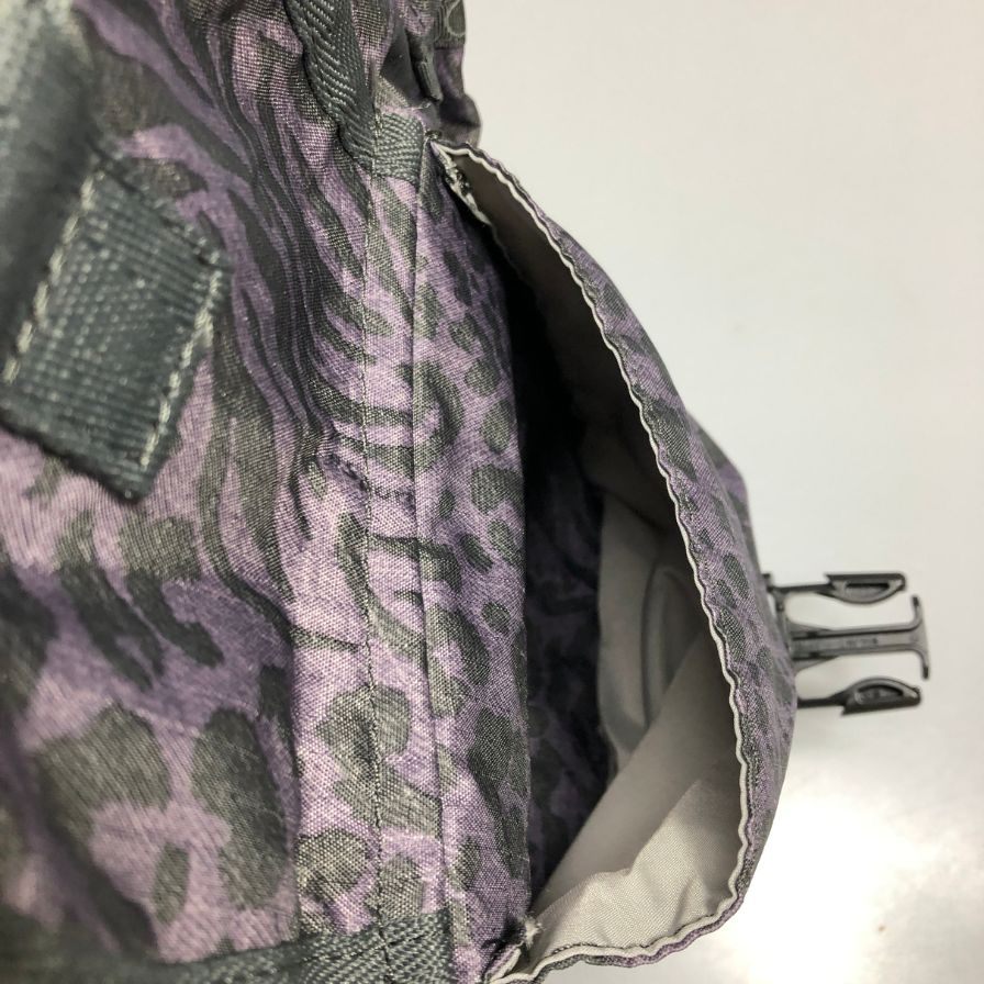 レスポートサック リュック メンズ パープル レオパード柄  LeSportsac【AFE5】
