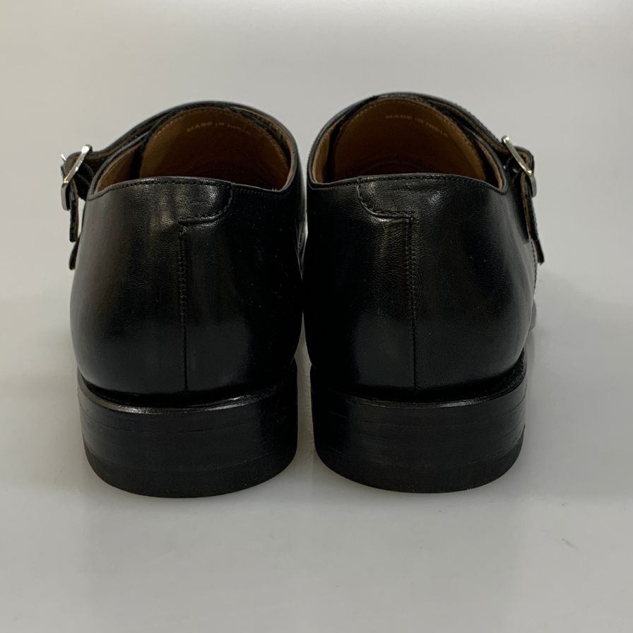 ダンベリー レザーシューズ モンク ストラップ ブラック メンズ サイズ26.5 DANBERY 約26.5cm【AFD4】