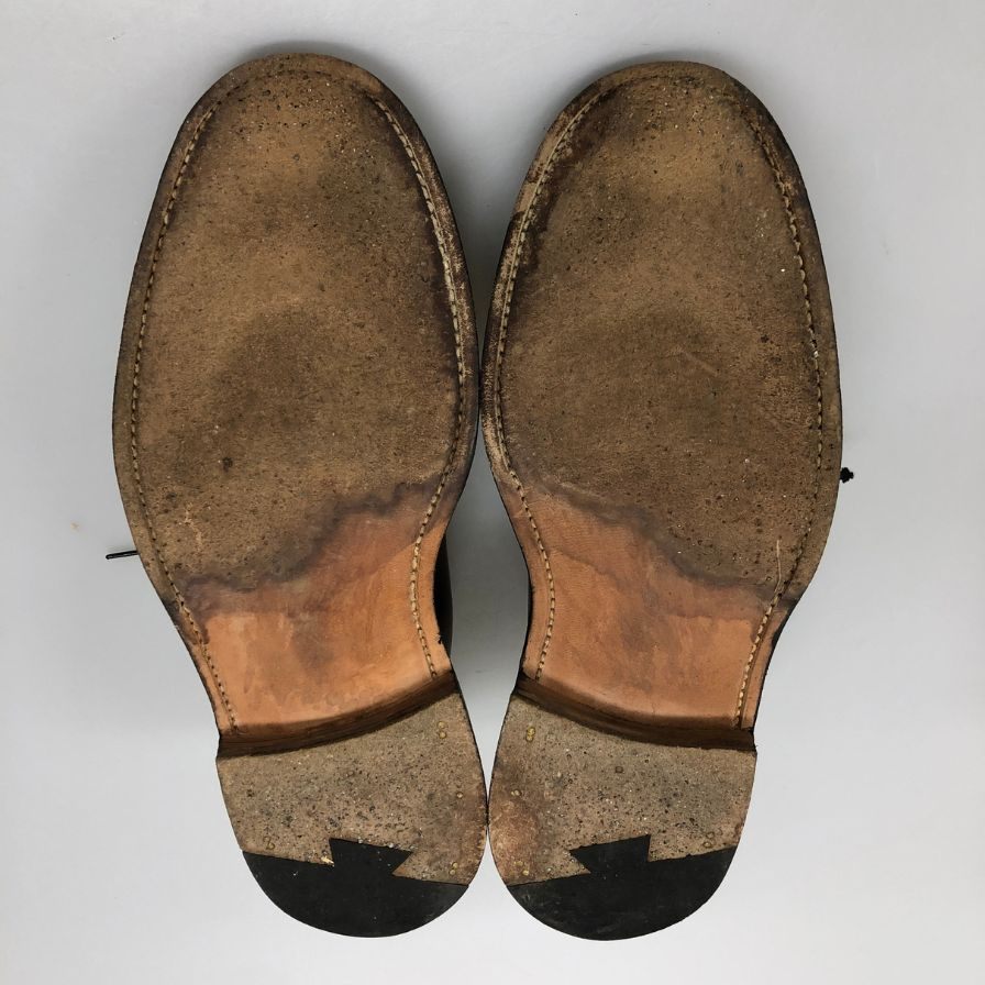 ローグ×ミハラヤスヒロ レザーシューズ ウイングチップ メンズ サイズ8.5F ブラック Loake×MIHARA YASUHIRO 約27.0cm【AFD13】