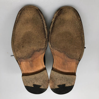 ローグ×ミハラヤスヒロ レザーシューズ ウイングチップ メンズ サイズ8.5F ブラック Loake×MIHARA YASUHIRO 約27.0cm【AFD13】