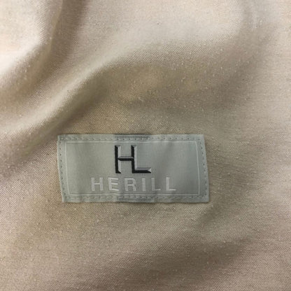 美品◆ヘリル シルク＆コットン シャツ ベージュ メンズ サイズ2 HERILL 【AFB27】