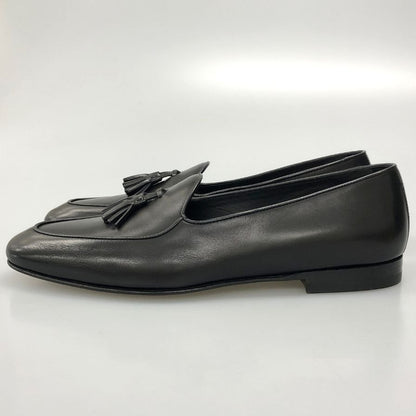マノロブラニク タッセルローファー ブラック サイズ9 MANOLO BLAHNIK 約27.5cm【AFD5】