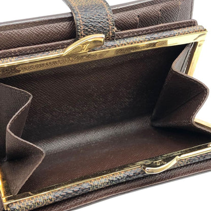 ルイヴィトン コンパクトウォレット モノグラム ポルトモネビエヴィエノワ N61664 財布 レザー ブラウン LOUIS VUITTON【AFI19】