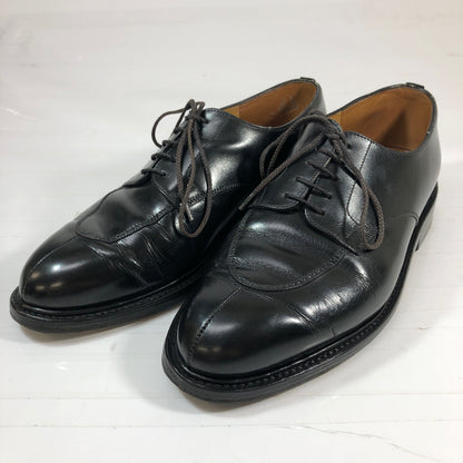 ジェイエムウエストン 598 ハーフハント ロジェ Uチップ ボックスカーフ ブラック UK5E メンズ J.M.WESTON Half Hunt Derby 約24.0cm【AFC32】