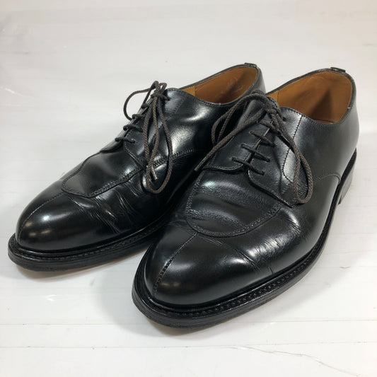 ジェイエムウエストン 598 ハーフハント ロジェ Uチップ ボックスカーフ ブラック UK5E メンズ J.M.WESTON Half Hunt Derby 約24.0cm【AFC32】