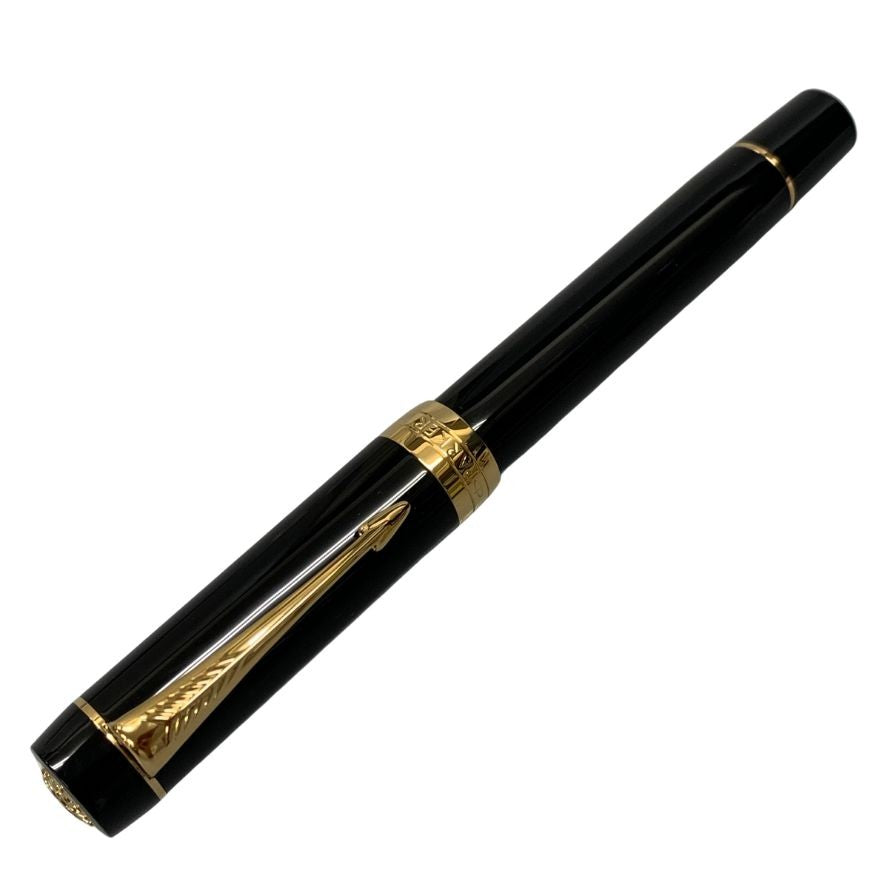パーカー 万年筆 デュオフォールド クラシック ブラックGT センテニアル ペン先18K 750 ブラック ゴールド PARKER【AFI18-2】