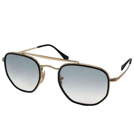 レイバン サングラス 度入り THE MARSHAL II ブラック×ゴールド レディース RB3648-M 9167/3F 52□23 145 2N Ray-Ban【AFI3】