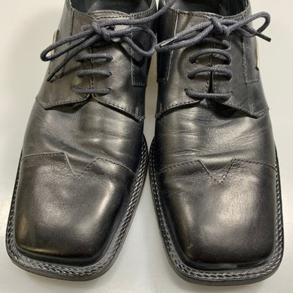 ヴェルサーチ クラシック レザーシューズ ブラック メンズ サイズ 40.5 VERSACE CLASSIC 約25.5cm【AFC41-2】